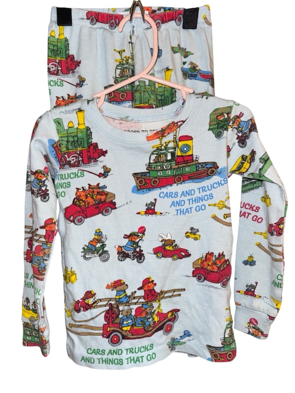 Books to Bed Cars & Trucks & Things That Go Richard Scarry Pajama Set